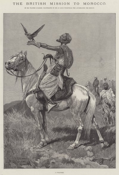 La mission britannique au Maroc - Richard Caton Woodville junior
